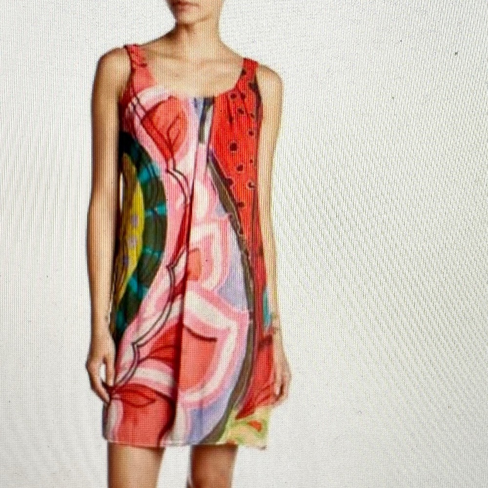 Desigual Vesta Fresita multicolored tank dress. - Picture 2 of 14